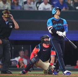 【MLB】大谷翔平、4度目オールスターで“初アーチ”先制3ラン　球団では28年ぶりピアッツァ以来