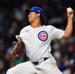 【MLB】今永昇太、雨天で力投も……痛恨の被弾　鈴木誠也の“140メートル”勝ち越し16号アーチ実らず