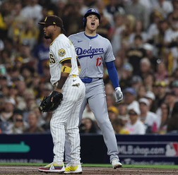 【MLB】大谷翔平、後がない一戦での適時打に“感情爆発”ガッツポーズ　ファンが絶賛「吠えた！」「めちゃくちゃかっこいい」