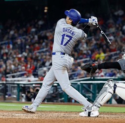 【MLB】明日の大谷翔平、相手先発との対戦データ詳細　昨季“186キロ”二塁打放った好相性右腕と対決【4月10日ナショナルズ戦】