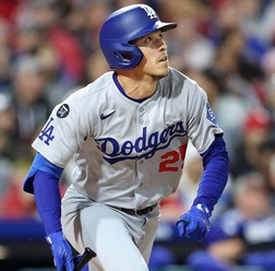 【MLB】大谷翔平の代役、エドマンが剛腕デグロムから先頭打者アーチ　「ショウヘイ？誰？」と実況席はジョークも