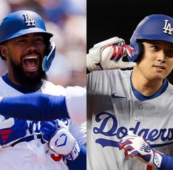 【MLB】テオスカー、IL入りでも……大谷翔平への“ヒマワリの種シャワー”だけは譲れない！　祝福担当継続に「そこはやるんだ」とファン沸く