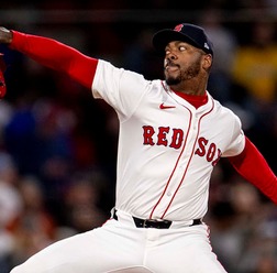 【MLB】“37歳”剛腕チャップマン、Rソックス球団記録更新の「167キロ」計測　爆速シンカーに公式驚愕「今季メジャー最速だ……」