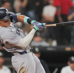 【MLB】ジャッジの圧巻13・14号連発に敵地も大熱狂　大谷翔平ら上回りメジャー単独首位、打率は.396で三冠キープ