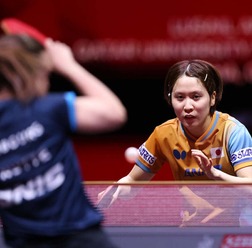 平野美宇、第1G奪われ苦戦もルクセンブルク選手に逆転勝ちで2回戦へ　大藤沙月と4回戦で同士討ちの可能性も【世界卓球2025】
