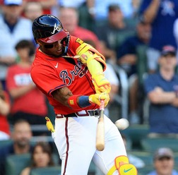 【MLB】1年ぶり復帰、アクーニャJr.が衝撃の初球先頭打者アーチ　公式称賛の“186キロ”復活弾「彼は帰ってきた」