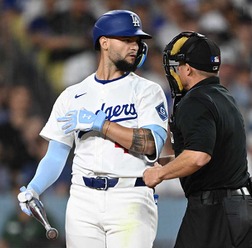 【MLB】サイン盗みを疑ったパドレスが報復？　ド軍パヘス、自身への死球は故意だったと確信「あんなコントロールミスはあり得ない」