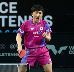 ザグレブ大会Vの張本智和が日本勢トップの4位　松島輝空が22位、戸上隼輔が25位｜卓球男子世界ランキング（2025年第27週）