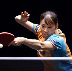 長﨑美柚、世界4位の王芸迪にストレート負けで中国撃破ならず　好調の23歳サウスポーは1回戦で終戦【卓球・USスマッシュ】