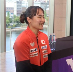 伊藤美誠が語った国際大会の魅力「日本選手と海外選手では……」　充実の時過ごす24歳が上位進出狙う【WTTチャンピオンズ横浜】