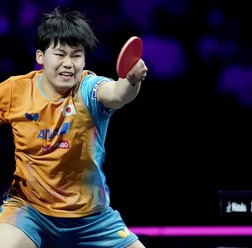 「0－2という苦しい試合」松島輝空が圧巻逆転勝利を振り返る　パリ五輪銀との大一番には「向かっていく気持ちで」【WTTチャンピオンズ横浜】