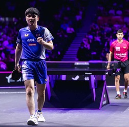 快勝の張本智和、決勝で激突可能性の両雄は「どちらも格上」　日本のエースがアメリカ勢撃破で戴冠に王手【WTTチャンピオンズ横浜】