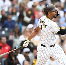 【MLB】パドレスの“ドジャース追撃”に暗雲……正遊撃手ボガーツ、痛恨の左足骨折で離脱　10年連続2桁アーチ好守の32歳