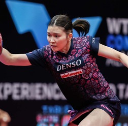 橋本帆乃香、赤江夏星との同士討ちにストレート勝利で8強入り　世界50位撃破の第2シードが中国勢と対戦へ【WTTコンテンダーアルマトイ】