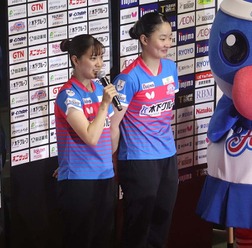 長﨑美柚が2点起用で導いたKA神奈川の完全勝利「4－0で勝つことを目標に」　ホームの大観衆に感謝「いつも以上に頑張れた」【Tリーグ】