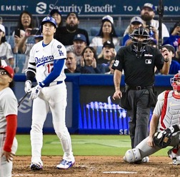 【MLB】大谷翔平、苦手左腕ルザルド攻略“173キロ”ダメ押し51号アーチ　2試合連発で球団最多記録にあと「3」