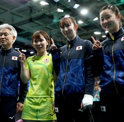“打倒中国”目指す卓球日本女子は「大きな変革期を迎えている」　早田ひな、張本美和、平野美宇の変化に現地メディア注目