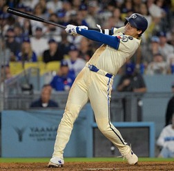【MLB】大谷翔平、2戦連発“53号173キロ弾”に本拠地熱狂「It’s SHO TIME!!」 シュワーバーに並ぶナ・リーグ首位タイ浮上
