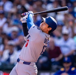 【MLB】自己・球団最多55号を放った大谷翔平、今季成し遂げた“偉業”を公式サイトが称賛「本塁打王よりさらに良い賞を受賞する」
