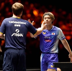 宇田幸矢、快進撃続くサウスポーのパリ五輪銀撃破に賛辞「無敵のウダが支配」　勝負を分けたポイントや次戦にも言及【チャイナスマッシュ2025】