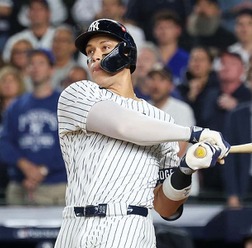 【MLB】ジャッジ、窮地から異次元の内角打ちで「史上初アーチ」を記録　崖っぷちヤンキースがブルージェイズに逆転勝利