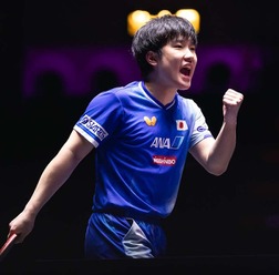 張本智和が日本勢最高位の4位、松島輝空が16位、戸上隼輔が19位　トップ100の日本選手9人がランクアップ｜卓球男子世界ランキング（2025年第43週）