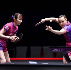 伊藤美誠、早田ひなペアの快勝に大会公式も熱視線「ライバルでパートナー」　張本美和、橋本帆乃香との対戦に注目【WTTスターコンテンダー・ロンドン】
