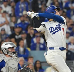 【MLB】大谷翔平、1点ビハインドから起死回生の“173キロ”同点アーチ 猛打爆発「1試合2発4安打」