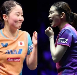 張本美和が語った橋本帆乃香との“異色ペア”結成の舞台裏 ロス五輪へ求められる強化 カットマンとのダブルスに「イメージはある」