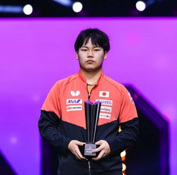 松島輝空、世界13位に浮上の18歳にWTTが熱視線「トップクラスへの地位を築く」 快進撃のサウスポーがトップ10入りも視野に