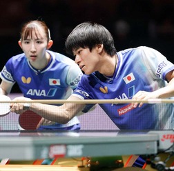 戸上隼輔・早田ひなペアがクロアチア戦で1番手起用　張本美和、張本智和がエース起用で3連勝を狙う【卓球・ITTF混合団体W杯2025】