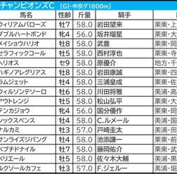 【チャンピオンズC／枠順】6枠のナルカミに勝率6.3％、単回収値23の不振データあり　“馬券内率64.7％”該当の軸候補は
