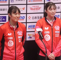 全日本王者が見せた“0－6スタート”からの逆転劇　笹尾明日香「4－0で勝てて良かった」麻生麗名「粘り強くプレーできた」【Tリーグ】