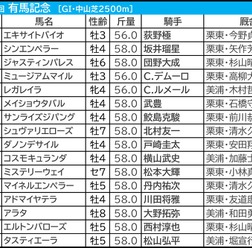 【有馬記念／枠順】“武豊のとなりはパーフェクト”　「0.2.1.4」伏兵の好走が目立つ好枠を手にしたのは