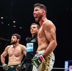【RIZIN】クレベル・コイケ、怪力ケラモフとの元王者対決を制し涙の1年ぶり白星　「シェイドゥラエフ、朝倉未来にリベンジしたい」