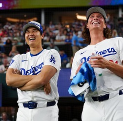 【MLB】大谷翔平は裏表がなく「見たままが全て」 同僚グラスノーが語る2年間「いつも楽しそうで、サマーキャンプに来ているよう」