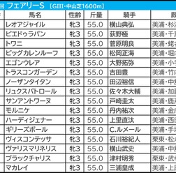 【フェアリーS／枠順】中山マイルでも成績フラット“最多勝利＆高回収”は1、7、8枠　「2.0.3.5」の好枠に不気味な存在浮上