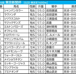 【東京新聞杯／枠順】鬼門3枠に実力上位2頭がイン　ウォーターリヒトは昨年と同じ6枠12番「脚質×枠」で好データに再び該当