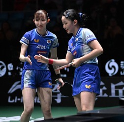 早田ひな＆張本美和が“ひなみわペア”結成で優勝争い参戦か　パリ五輪では中国勢と激闘　実力者がタッグで初戦に臨む【シンガポールスマッシュ】