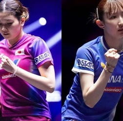 日本女子が中国撃破で8強入りなるか 橋本帆乃香は過去全勝の世界8位と対戦 早田ひなは“サウスポー対決”で初勝利に挑む【シンガポールスマッシュ】