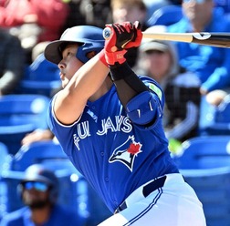 【MLB】「岡本和真は71.4%がハードヒットだった」 公式サイトがキャンプ前半戦の注目株をピックアップ「もっとも印象的な指標を残した」