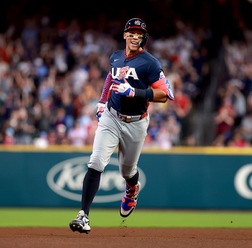 「ようこそWBCへ!」大谷翔平と並ぶ“主役候補”ジャッジも魅せた NPB投手から放った衝撃171キロ弾に米メディア熱狂