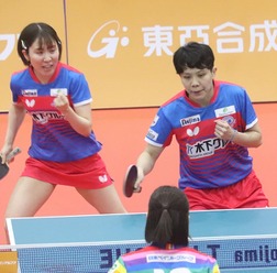 平野美宇、主将が語る国際ぺア結成の裏側「“言葉の壁”がなくできた」 収穫に挙げた中国超級リーグでの経験【Tリーグ】