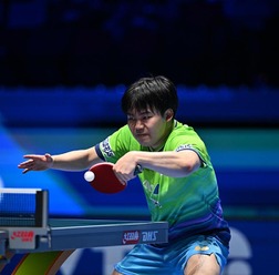 松島輝空、台湾エース・林昀儒とのフルゲーム激闘制す サウスポー対決に初勝利の18歳が快進撃で優勝に王手【ITTF男女ワールドカップ】