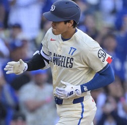 【MLB】大谷翔平、ド軍史に名を刻む活躍で「レジェンドを次々に追い抜く」　先頭打者弾＆45試合連続出塁を公式称賛