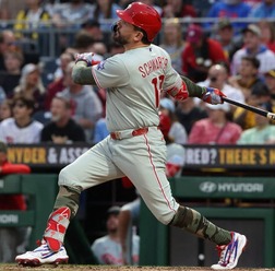 【MLB】“8戦9発”シュワーバーが止まらない、2打席連発で早くも「20号アーチ」　年間72本塁打ペースで量産