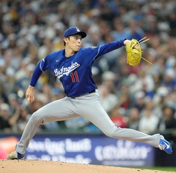 【MLB】佐々木朗希、初回3失点も粘りの投球　5回4奪三振3失点で防御率は4点台　テオスカーら援護で3勝目の権利