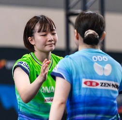 卓球女子“同級生対決”制した横井咲桜が語る大藤沙月撃破 世界8位の中国越えへ「強いけど向かっていくだけ」【USスマッシュ】
