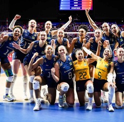 バレー女子日本代表を撃破のブラジルは「プレッシャーを跳ねのけて勝利」 公式メディアは勝負を分けたブロック力を称賛【VNL2026】