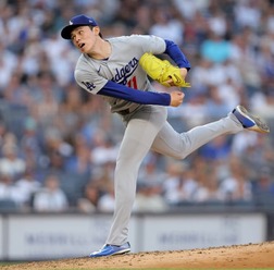 【MLB】“渡米後最速更新”の佐々木朗希、ドジャース球団新「100マイル超え21球」 米記者絶賛のパフォーマンス「正真正銘エース級だった」